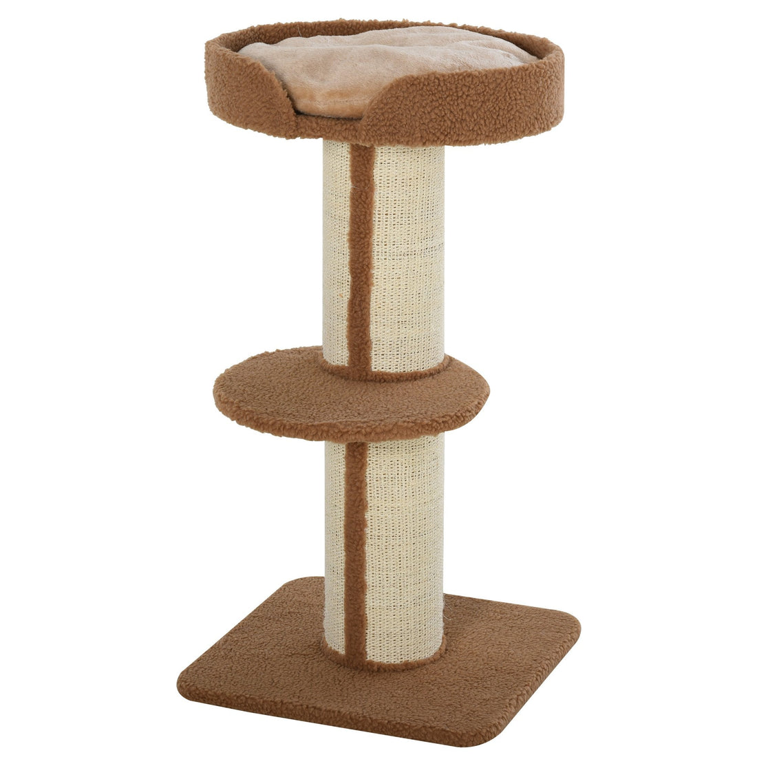 91cm Cat Tower Scratching Posts Cat Tree for Indoor Cats Kitten Activity Centre Brown