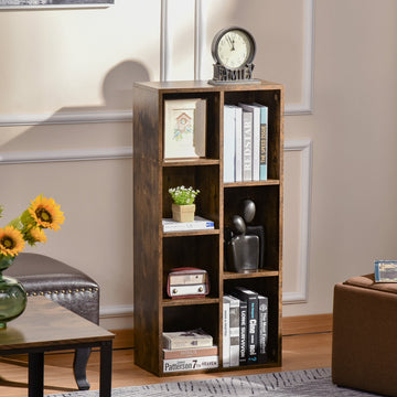 103cm Bookcase Sideboard 6 Cubes Free Standing Bookshelf Shelves Unit Display Storage Cabinet for Living Room White
