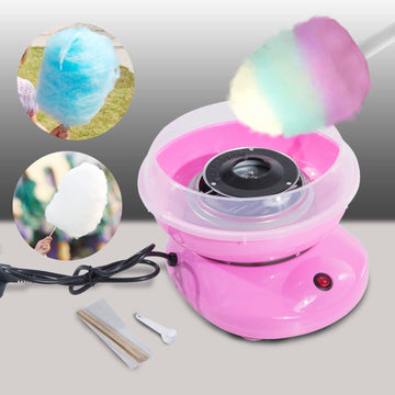 Candy Floss Machine Electric Cotton Candy Maker Gadgetry 450W (Pink)