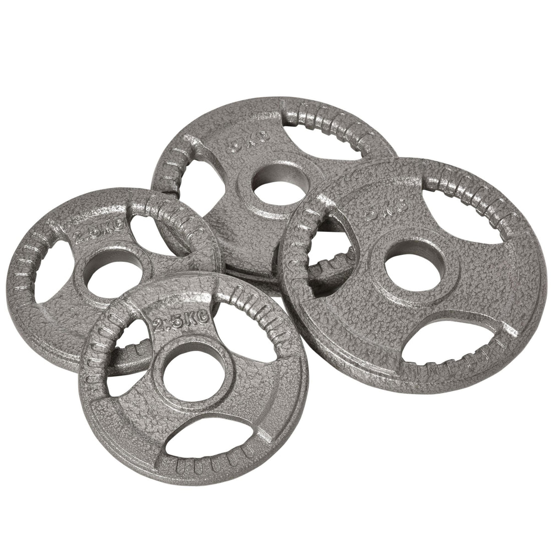 Set of 4 Weight Plate for 2"/5cm hole Dumbbell Handle Bar 15kg Dumbbell Plates Barbell Weight 2 x 5kg, 2 x 2.5kg