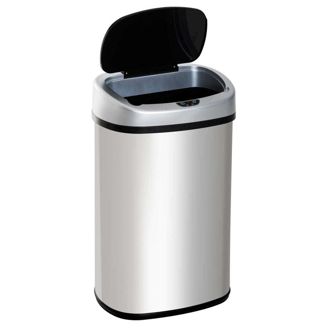 Stainless Steel Kitchen Sensor Dustbin Automatic Touchless Rubbish Garbage Waste Bin 48L Silver