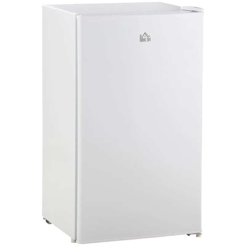 91 Litre Freestanding Under Counter Fridge Freezer, Small Fridge with Chiller Box, Adjustable Thermostat, 47.5cm Wide, White