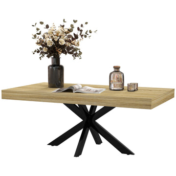 Bold Rustic Block Coffee Table - Wood-Effect