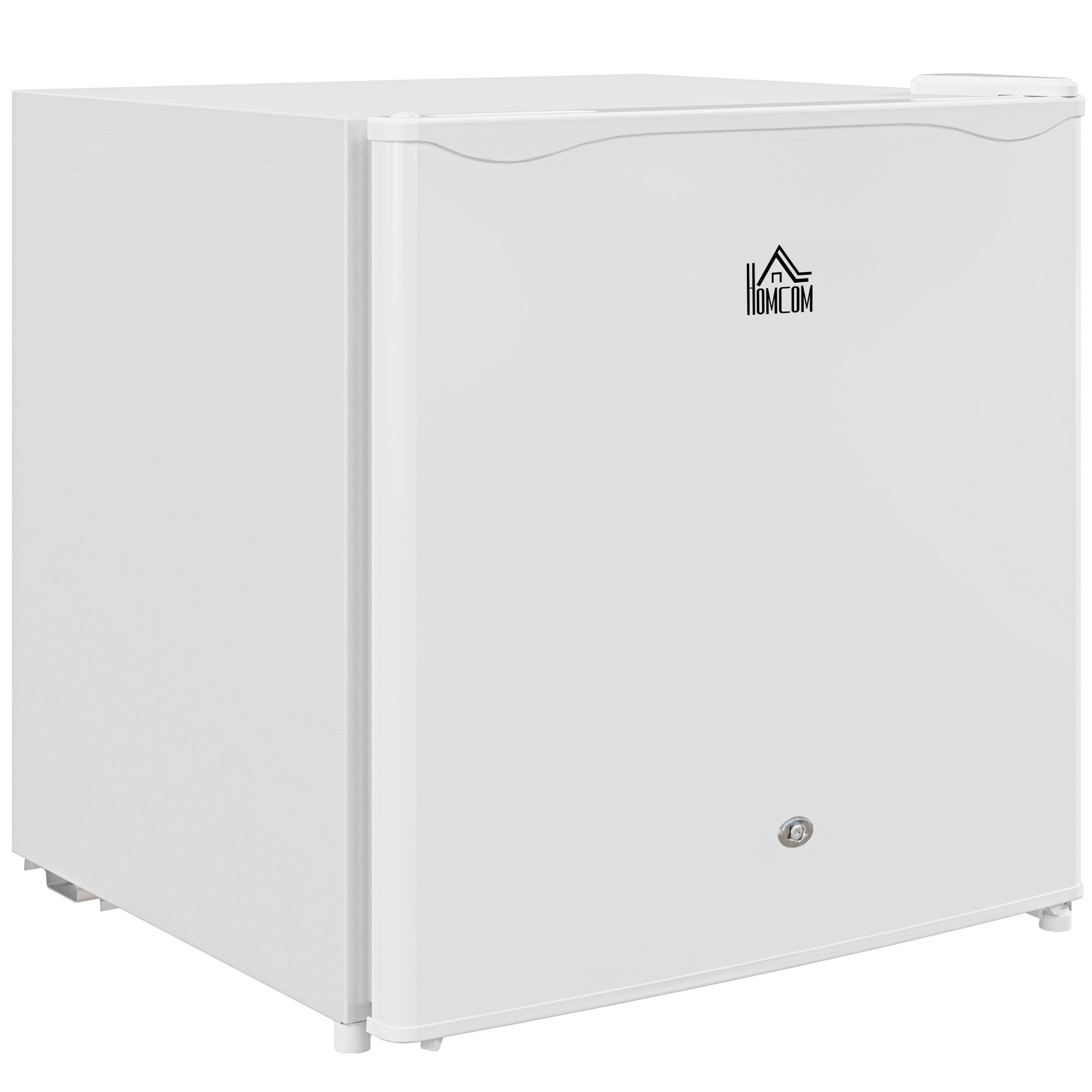 46 Litre Lockable Countertop Fridge - Cream White