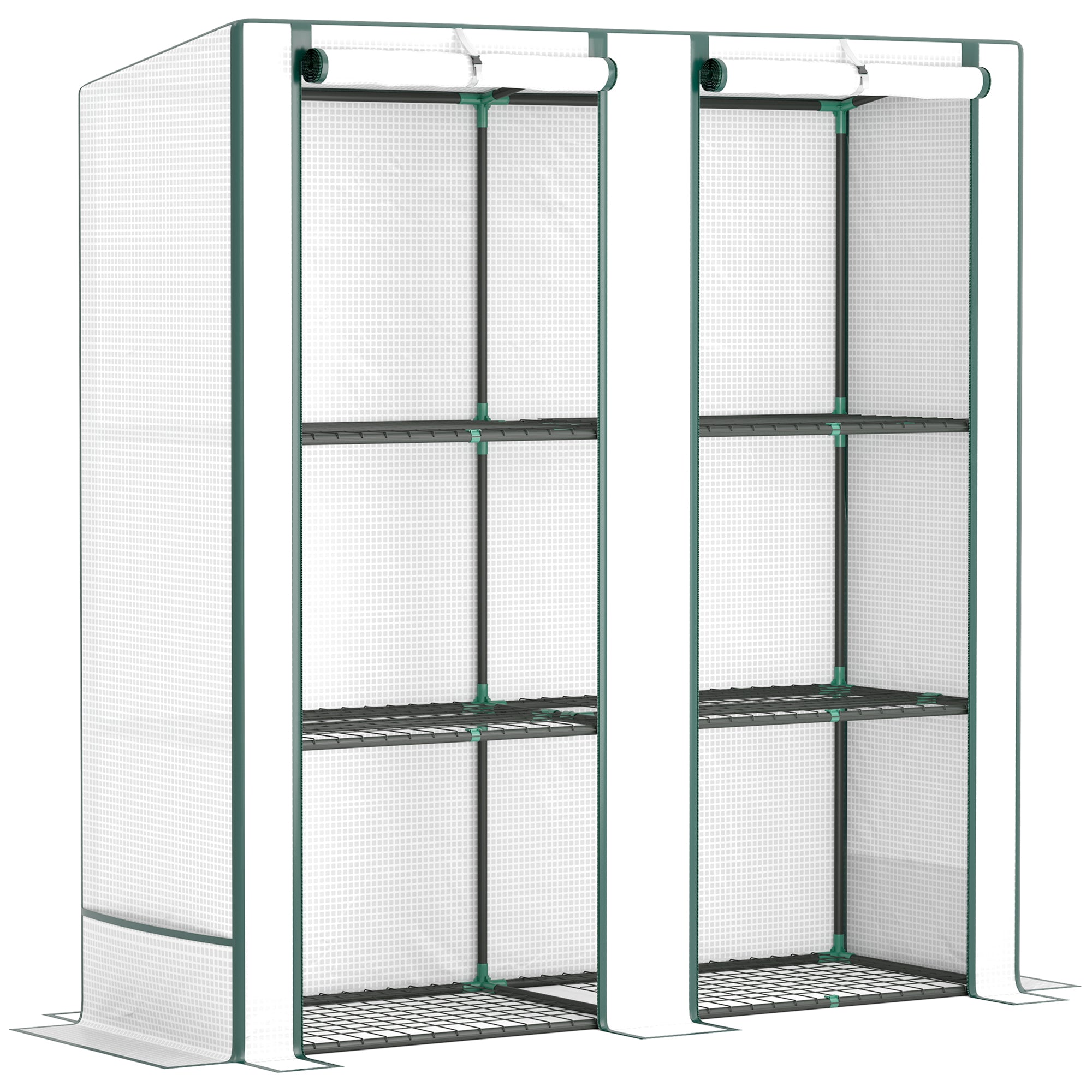 Three-Tier Mini Greenhouse - White
