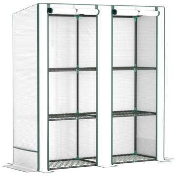 Three-Tier Mini Greenhouse - White