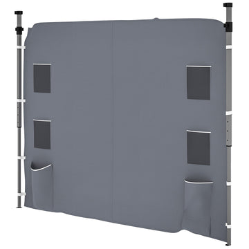 195 x 295cm Replacement Gazebo Sidewall - Grey