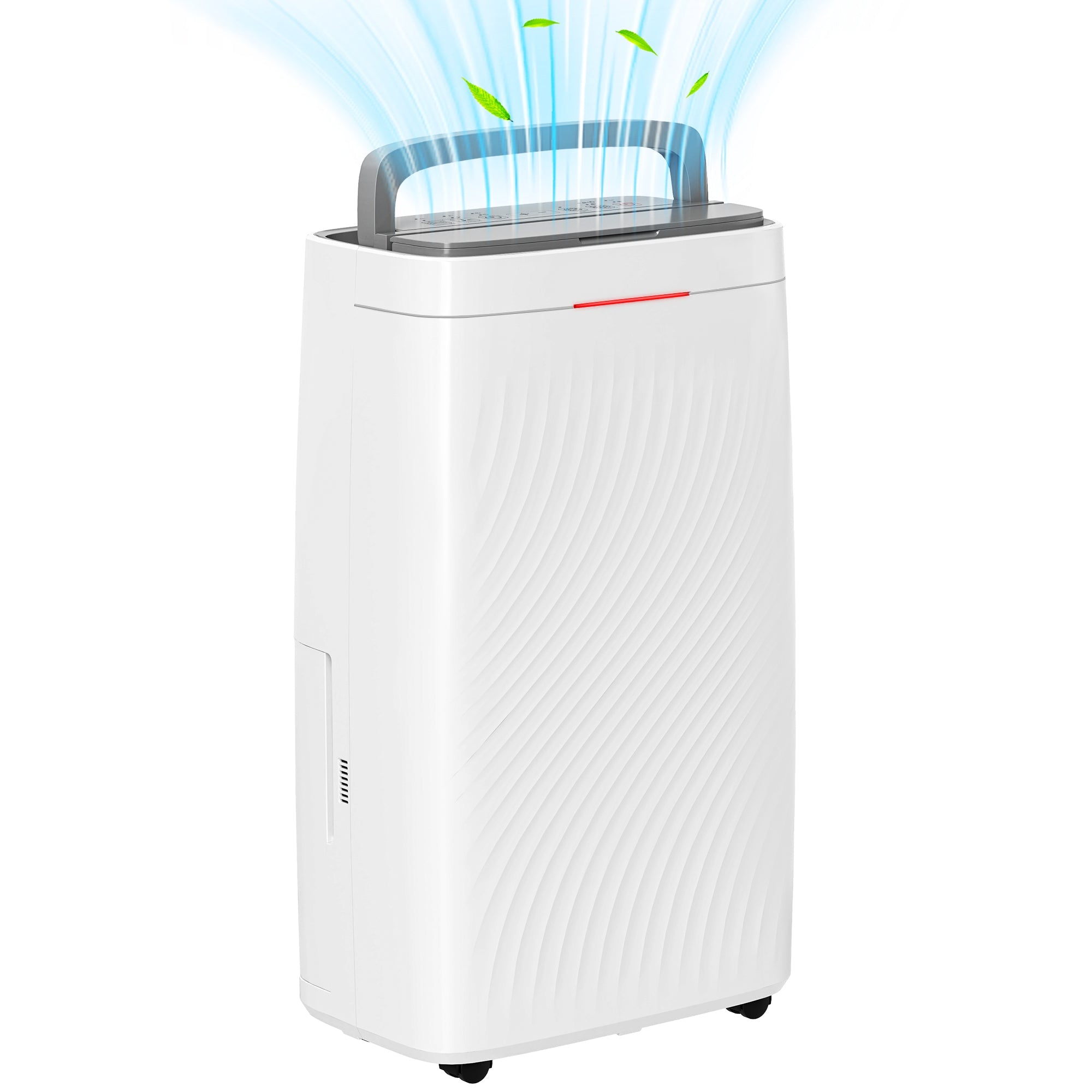 16L Multi-Mode Dehumidifier, with Wheels - White