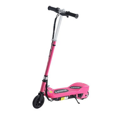 Foldable Electric Kids Scooter, Ride on, for Ages 7-14 Years, Pink
