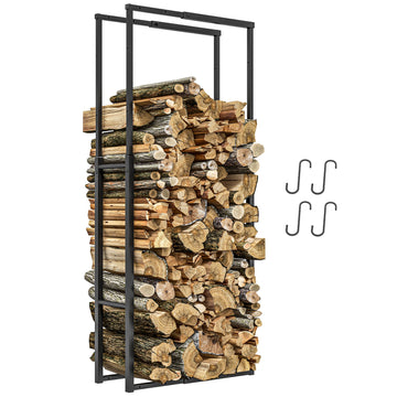 40-65/100-150cm Adjustable Metal Firewood Log Holder