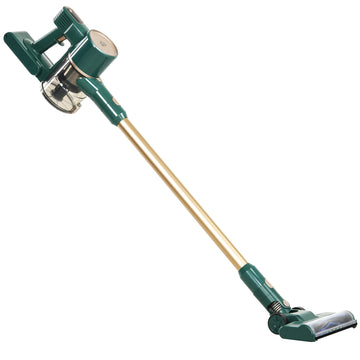 Cordless Rechargeable Stick 2500rpm Vacuum, with Accessories - Green