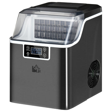 3.2L Compact Ice Machine, with LCD Screen and Accessories - Black