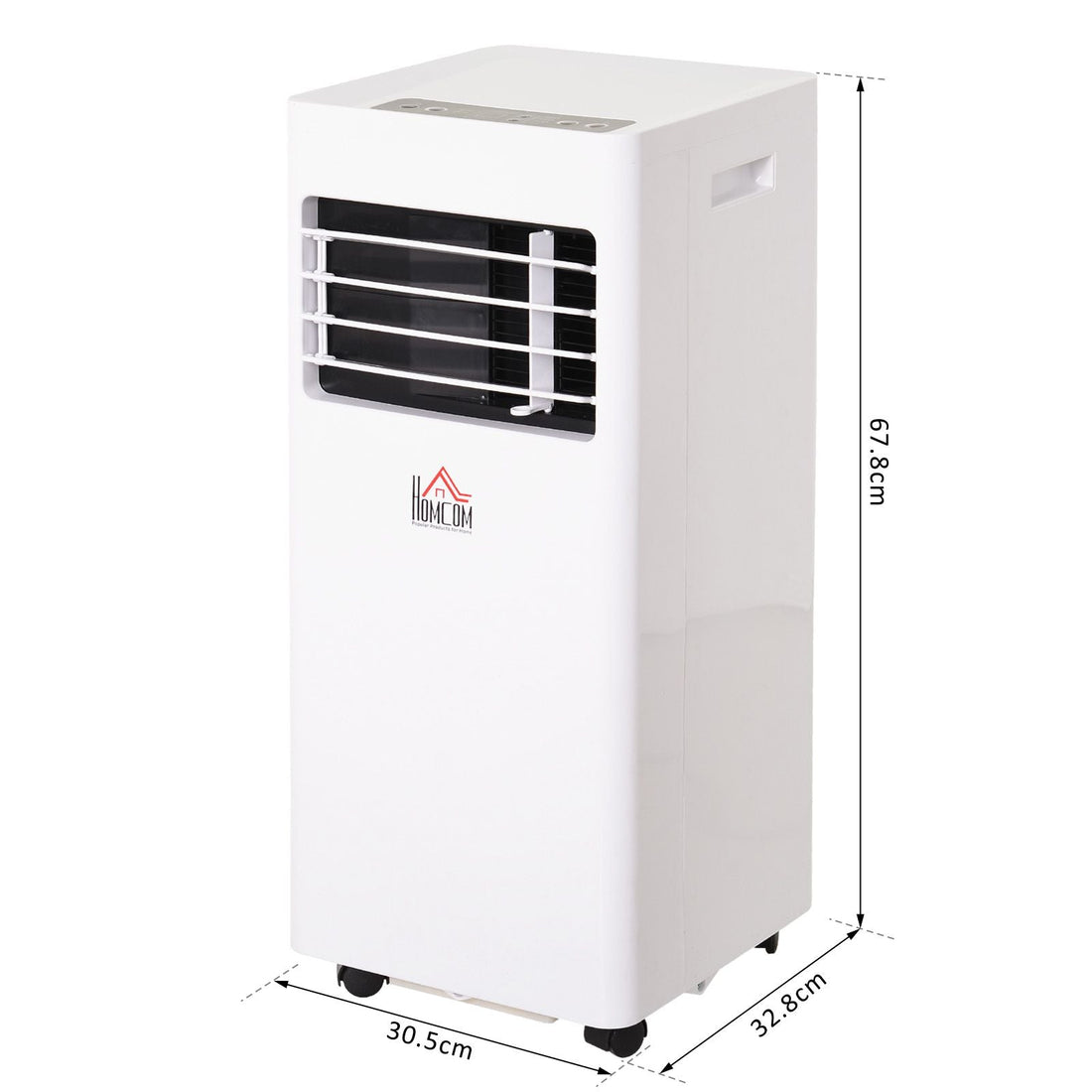 7000 BTU Air Conditioning Unit, 3-in-1 Portable Air Conditioner, Dehumidifier, Cooling Fan with 2 Speeds, 24H Timer, Remote Control, Digital Display, Window Venting Kit, 15m²