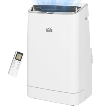 14000 BTU Mobile Air Conditioner, 35m², Smart Home WiFi, with Dehumidifier, Fan, 24H Timer, Window Kit, White