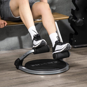 Abs Trainer, Ab Crunch Machine, Foldable Abdominal Trainer, Core Fitness & Whole Body Exercise Equipment for Home Gym