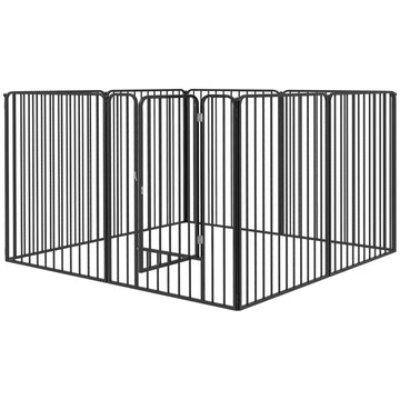 100cm 8 Panels Heavy Duty Dog Pen, Pet Playpen for Indoors, Outdoors, Small, Medium, Large Dogs